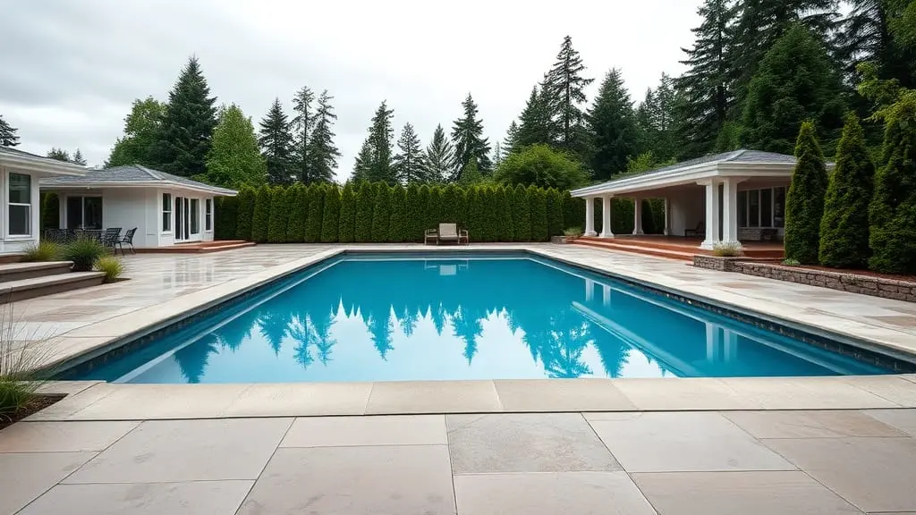 Pool Deck Resurfacing - Edgemoor, Bellingham | Bellingham Concrete